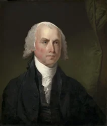 James Madison ok. 1821 (olej na drewnie)
